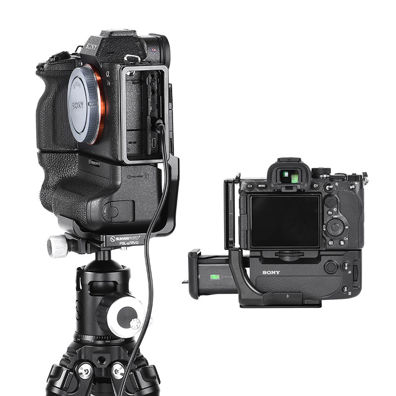 PSL-a7RVG L Bracket for Sony a7rv/a7riv with Vattery Grip VG-C4EM Quic