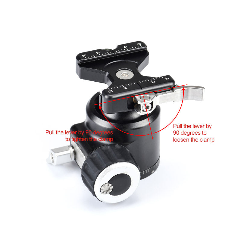 SUNWAYFOTO 50/60mm Arca Swiss Clamp Lever Lock for Tripod Head SLC-60B