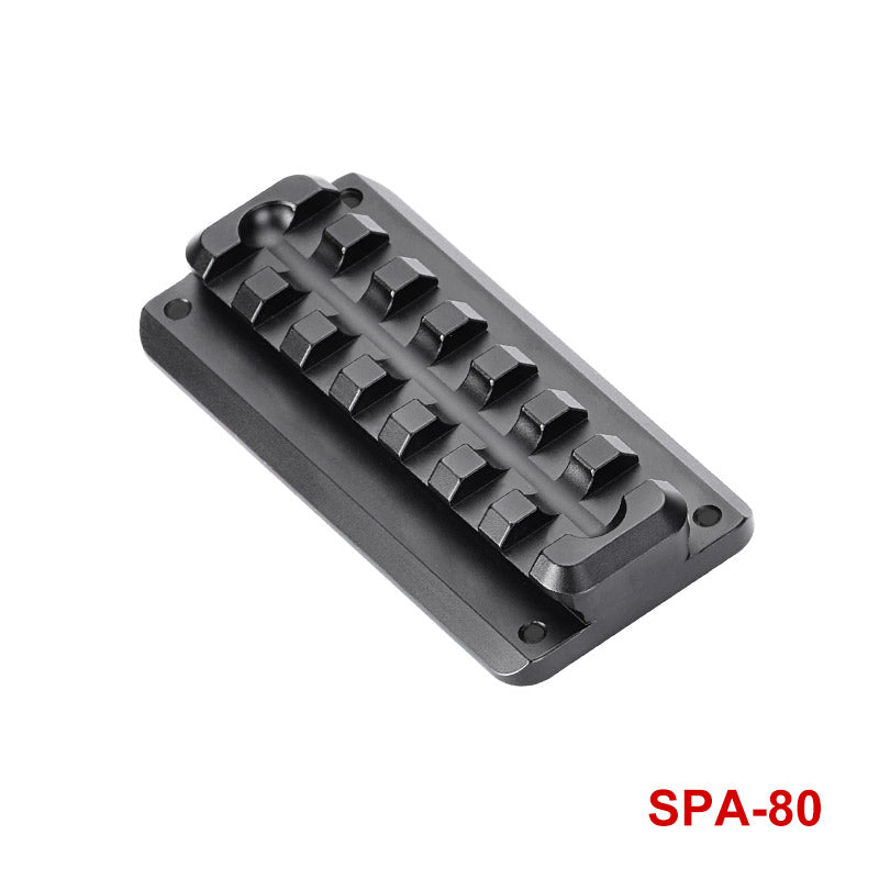 SPA-80/180 Arca Swiss Tripod Dovetail to Picatinny Rail Accessories Adapter